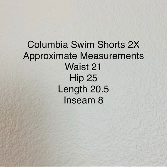 Columbia Swim Trunks Omni-Shield Tropical Stripe Men's NWT Tan Blue Red sz 2X - Picture 4 of 16